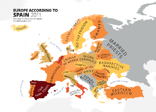 Europa according to Spain