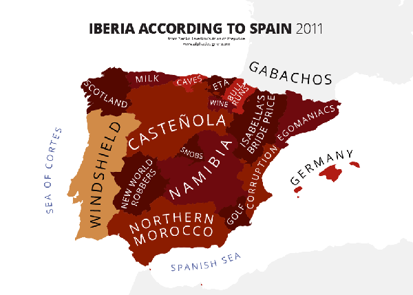 Iberia according to Spain